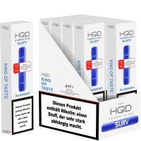 HQD Wave E-Zigarette - 600 Blueberry 18mg