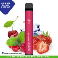 Elf Bar 600 - Strawberry Raspberry Cherry Ice 20mg/ml