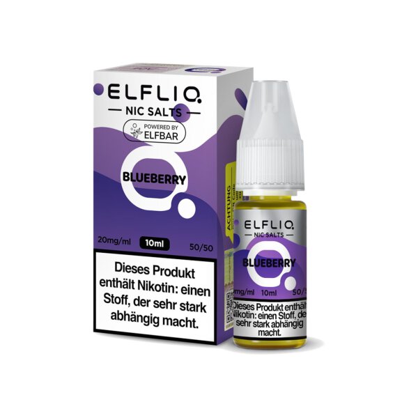 ELFBAR ELFLIQ 10ml - Blueberry Nikotinsalz 10mg