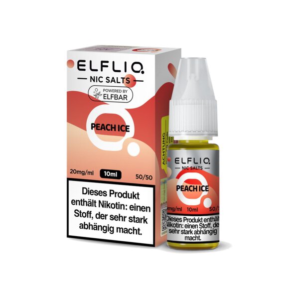 ELFBAR ELFLIQ 10ml - Peach Ice Nikotinsalz 10mg