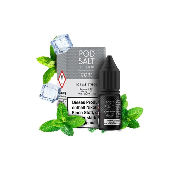Pod Salt Core - Ice Mint Nikotinsalz Liquid 10ml - 11mg/ml