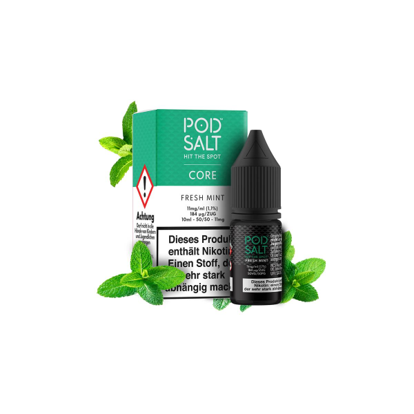 Pod Salt Core - Fresh Mint - Nikotinsalz Liquid 11 mg/ml