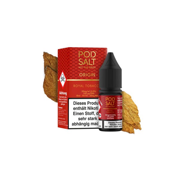 Pod Salt Origin - Royal Tobacco 10ml - 20mg/ml