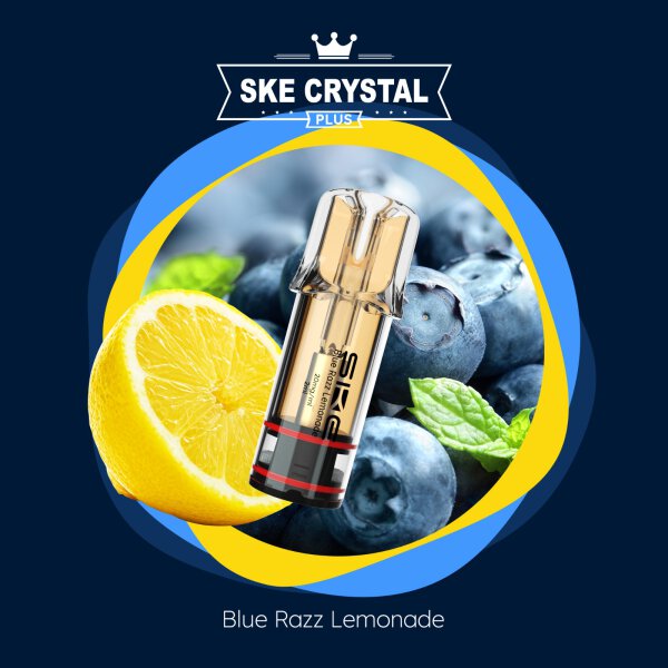 SKE Crystal Plus Pod - Blue Razz Lemonade 20mg (2x pro Packung)